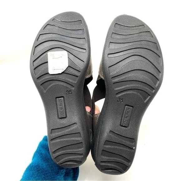 Flexus by Spring Step Emma leather comfort sandals in bronze - Picture 6 of 7